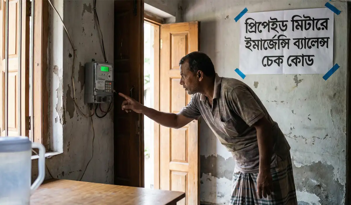 প্রিপেইড মিটারে ইমার্জেন্সি ব্যালেন্স নেওয়ার নিয়ম ২০২৬