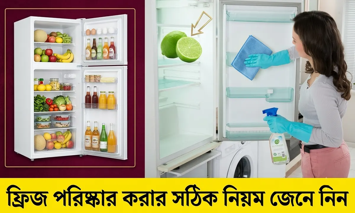 ফ্রিজ পরিষ্কার করার নিয়ম ও সঠিকভাবে যত্ন নেওয়ার উপায় সম্পূর্ণ গাইড ২০২৬